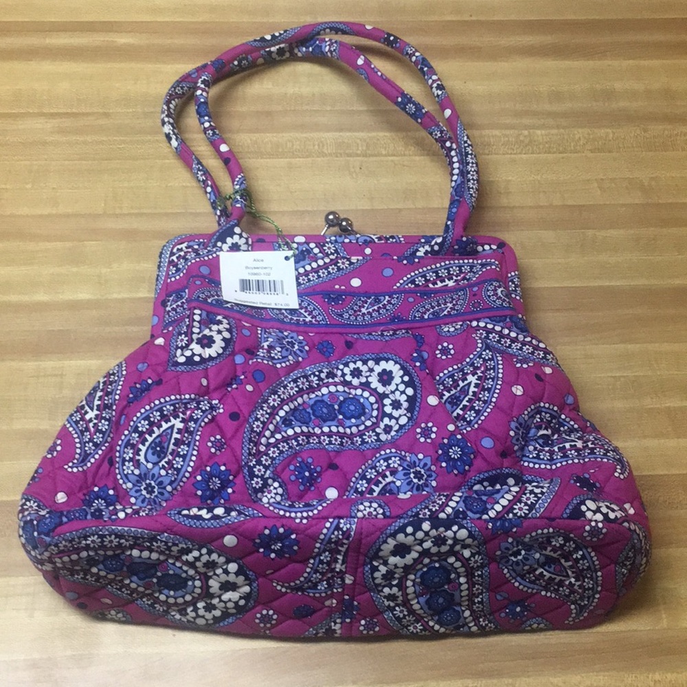 Vera Bradley Alice Boysenberry Purse